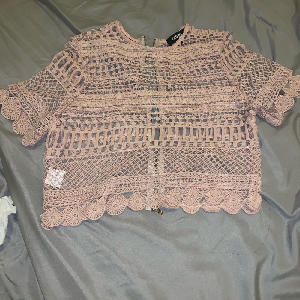 Lace top. Super cute